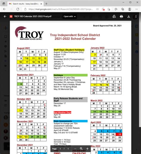 troy michigan school district website.